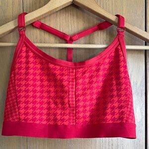 Nike red Red Dri-FIT sports bra